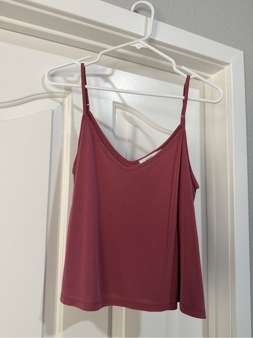 Lush Dusty Rose V-Neck Spaghetti Strap Cami